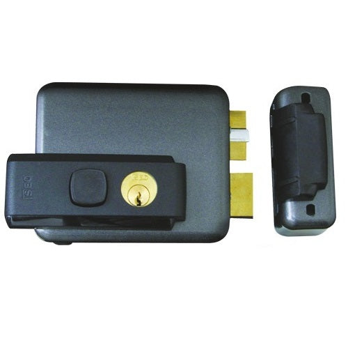 Elettroserratura per cancelli e portoni con scrocco catenaccio e entrata regolabile ISEO 53N