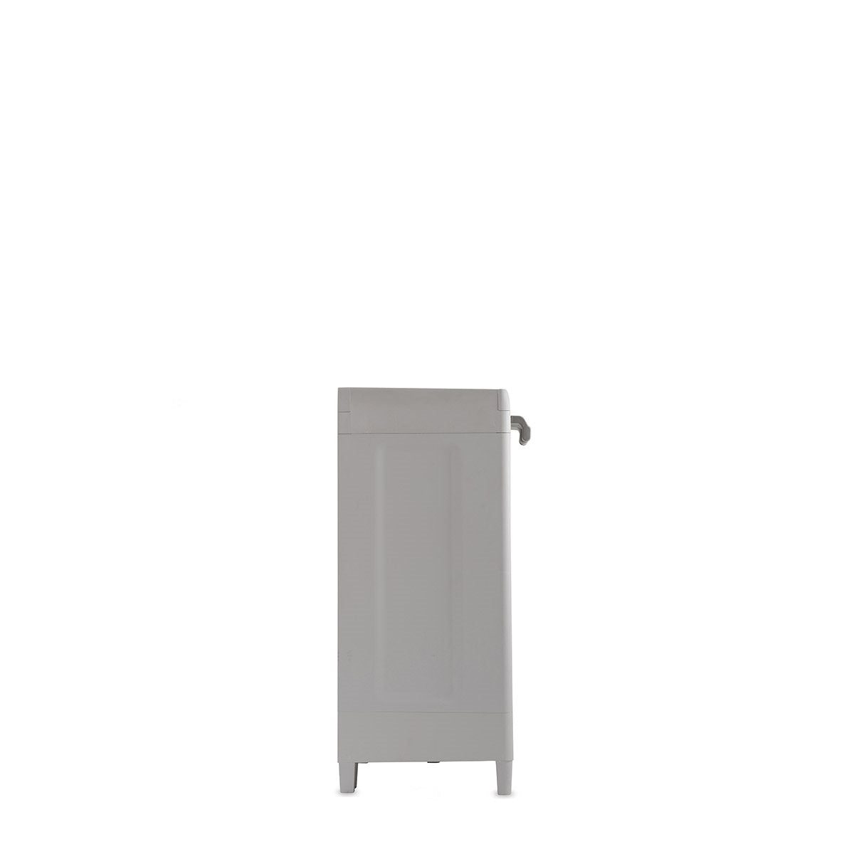Armadio Tuttopiani Basso in resina con ripiani grigio chiaro tortora Urban XL Toomax