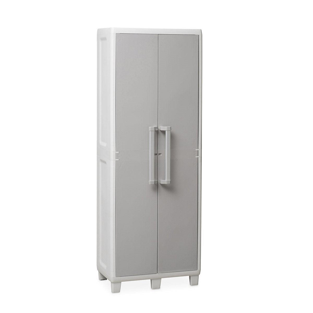 Armadio Tuttopiani in resina grigio chiaro tortora Urban S Toomax