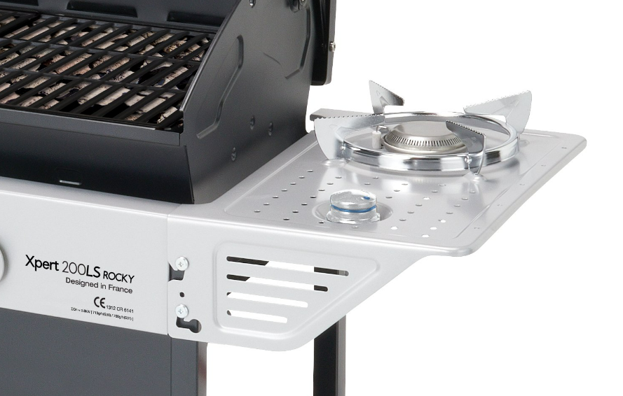 Barbecue a gas 2 griglie + fornello laterale Campingaz XPERT 200 LS + ROCKY