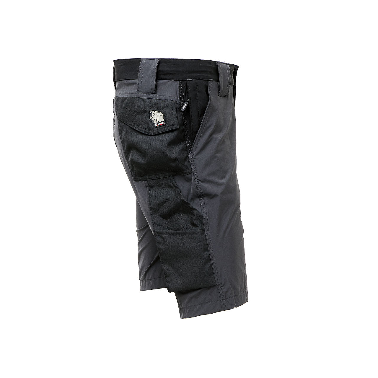Pantalone da lavoro corto bermuda in tessuto U-4 con tasche Asphalt Grey MERCURY U-Power