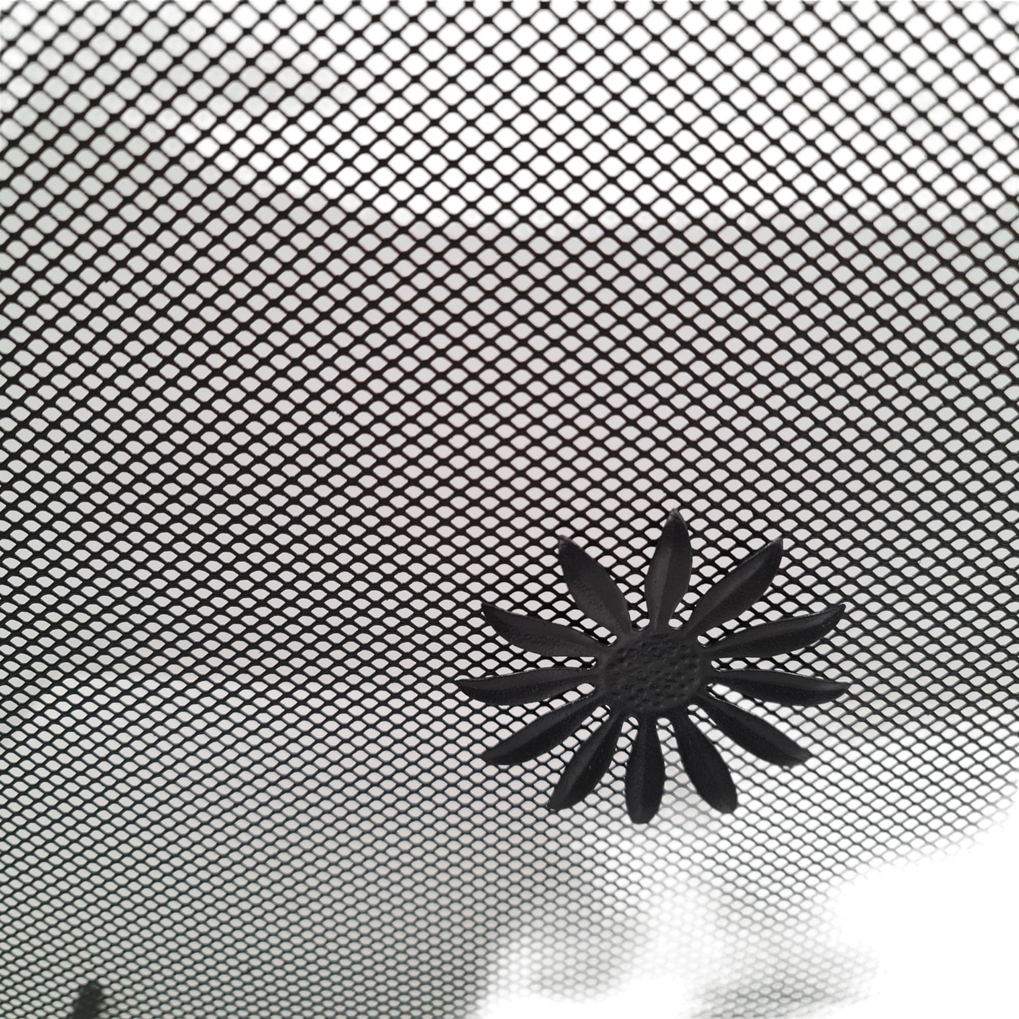 Parascintille schermo per camino caminetto in ferro battuto con ante laterali richiudibili