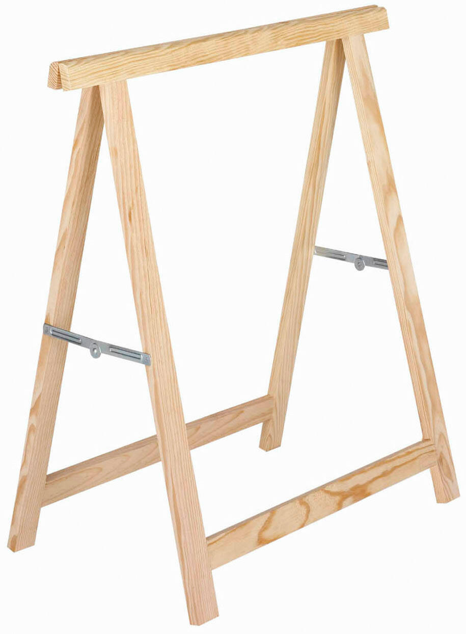 Cavalletto in Legno Standard L75xP75xH75 cm. legno naturale