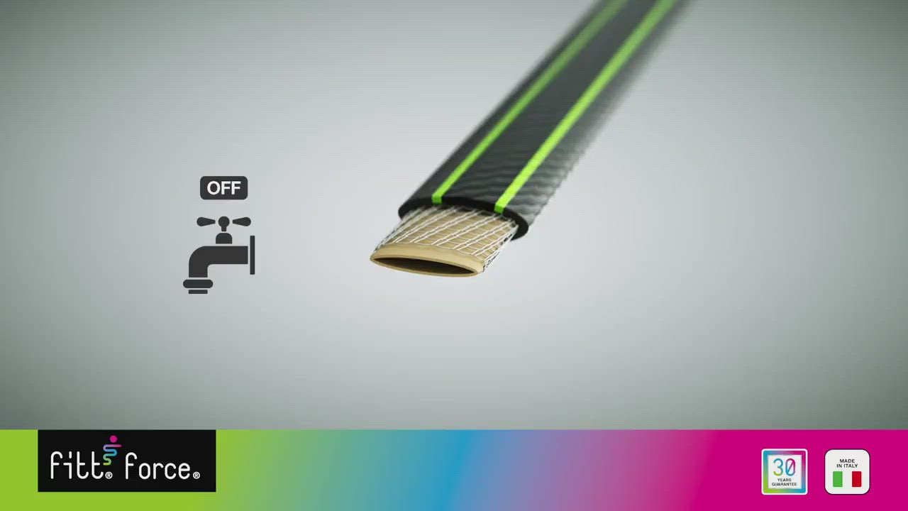 Tubo per irrigazione professionale per grandi giardini e uso domestico 5/8" FITT FORCE