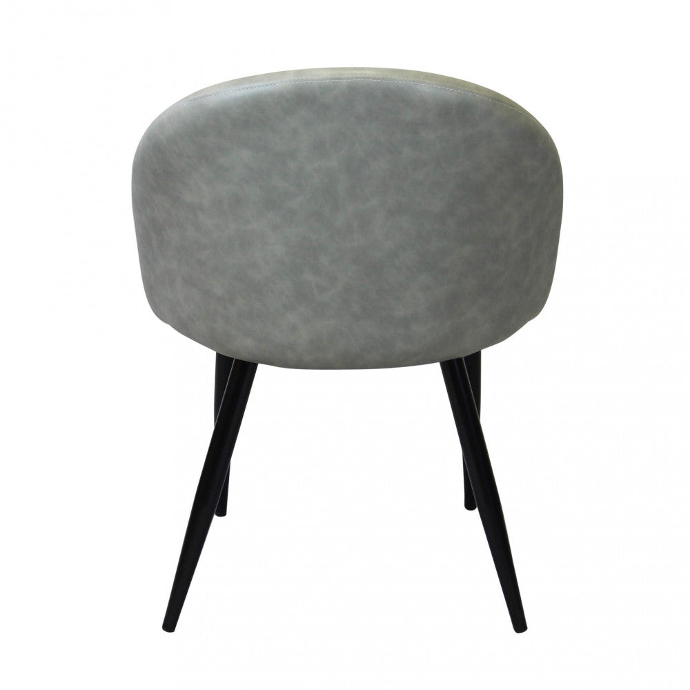 Sedia poltrona da interno con struttura in metallo e seduta morbida rivestita in ecopelle Call Me Large