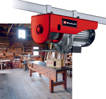 Paranco sollevatore 1000W fino a 500Kg di portata 18 Mt di cavo TC-EH500-18 EINHELL