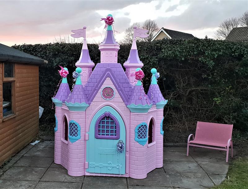 Casetta gioco da giardino per bambini a forma di castello H250 cm Princess