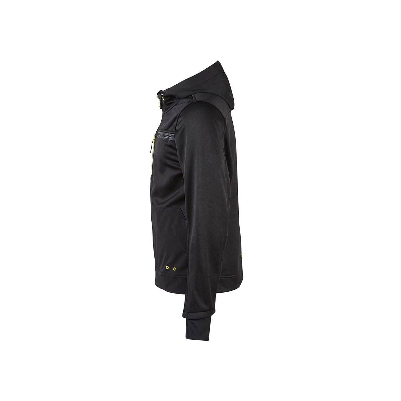 Felpa da lavoro ful zip morbida e traspirante polsini con foro passa pollice e foro orologio GALAXY U-POWER