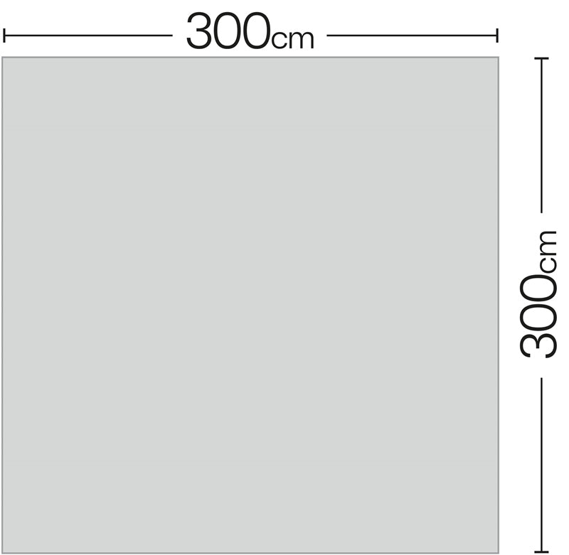 Gazebo pieghevole da esterno 3x3 mt con struttura in alluminio e telo in poliestere Compact