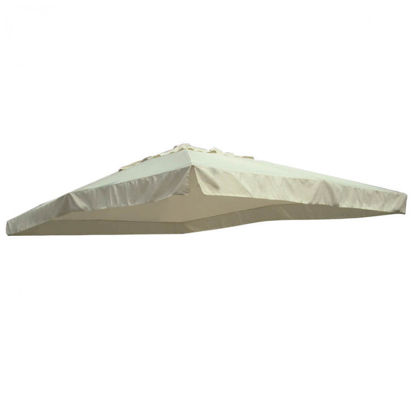 Telo di ricambio 3x4 mt in poliestere beige 270 gr con bordino per ombrellone Venìam