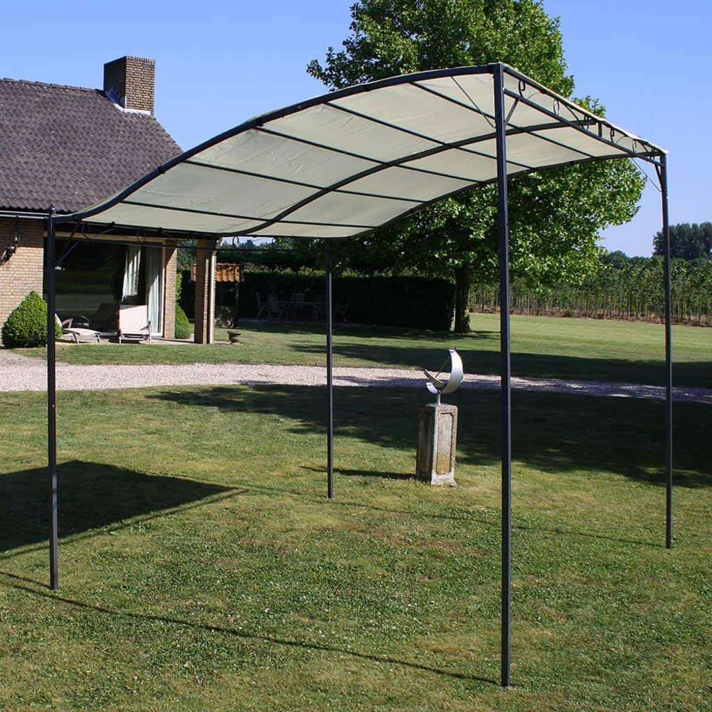 Gazebo veranda in acciaio pergola addossata autoportante 3x4 mt Demetra