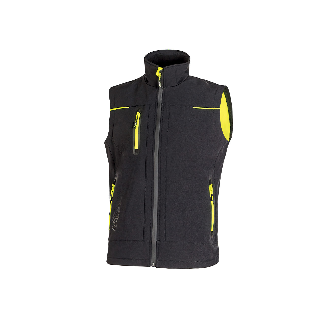 Gilet smanicato da lavoro black carbon Universe U-POWER