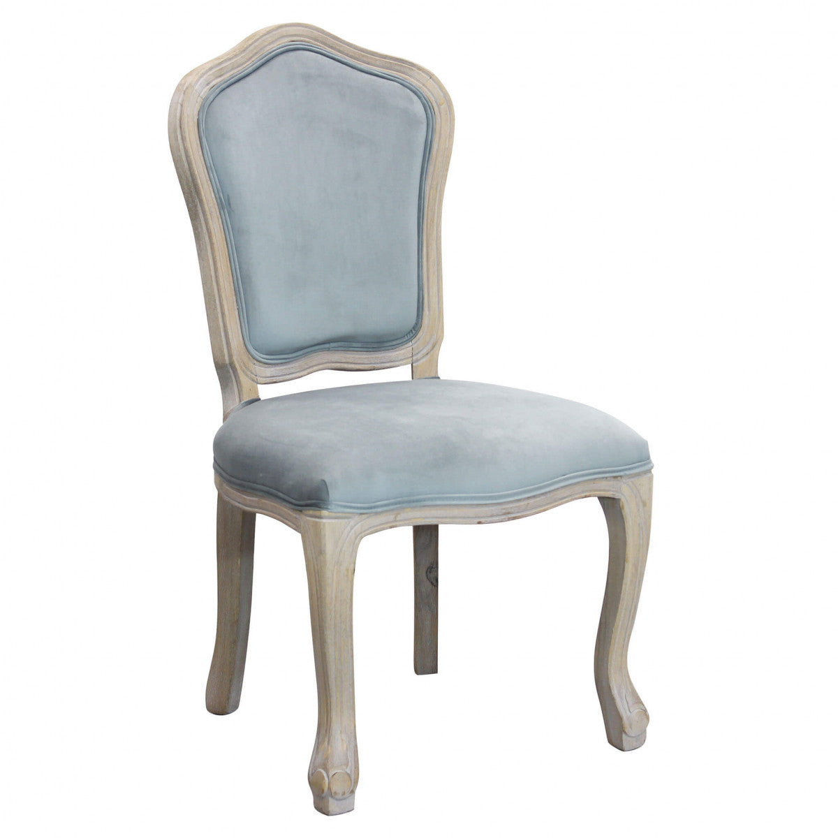 Sedia da interno in legno e tessuto senza braccioli Ancien Régime