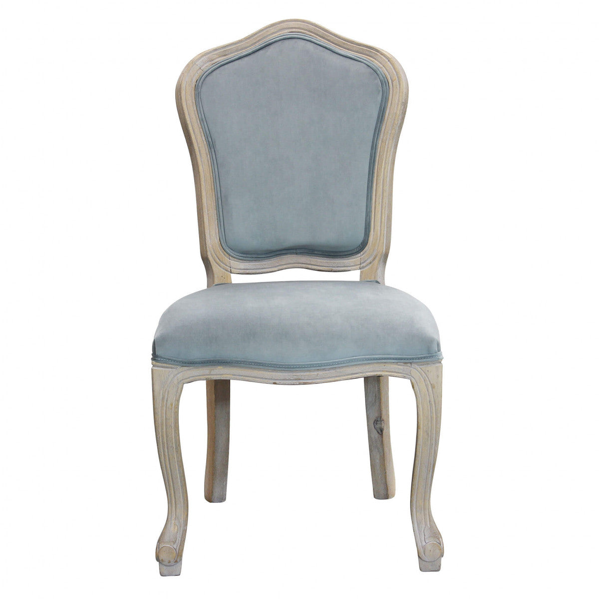 Sedia da interno in legno e tessuto senza braccioli Ancien Régime