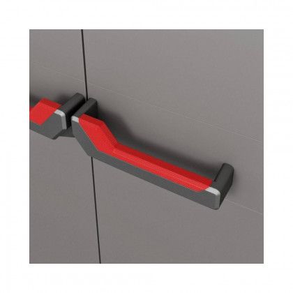 Armadio Basic Portascope con ripiani e 2 ante Keter