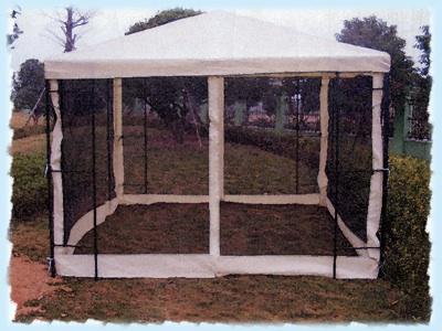 Zanzariera di ricambio per gazebo 300x300cm tende con zip Garden Deluxe Collection