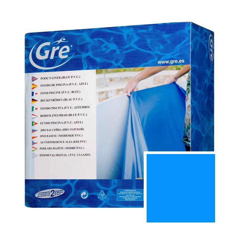 Telo di ricambio Liner BLU per piscine in acciaio rotonde 350 H120 GRE FS PR 350