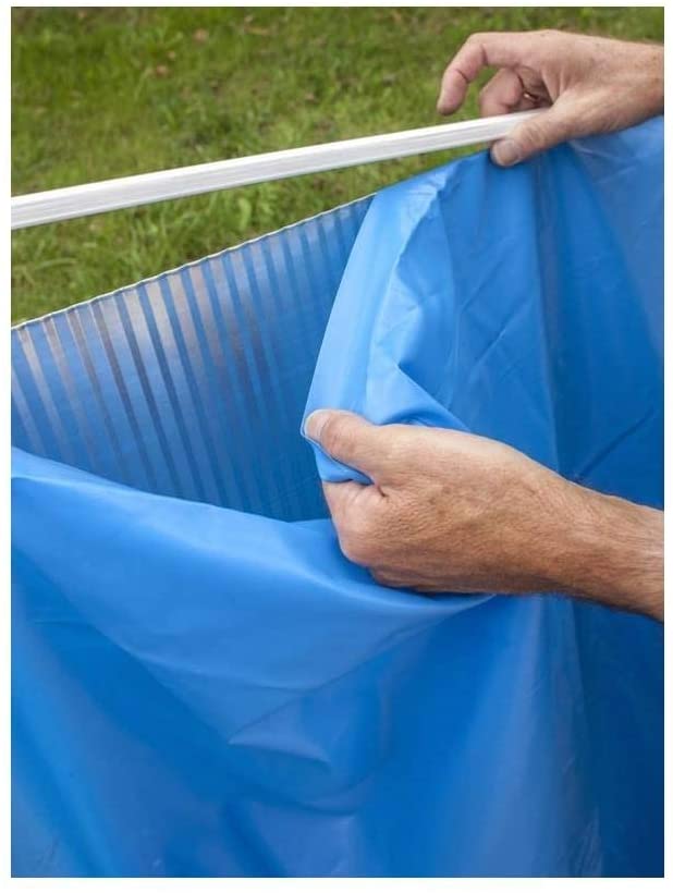 Telo di ricambio Liner BLU per piscine in acciaio rotonde 350 H120 GRE FS PR 350