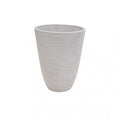 Vaso tondo piccolo a cono da giardino in fibra di argilla Ø25,5x32,5 cm Dicentra