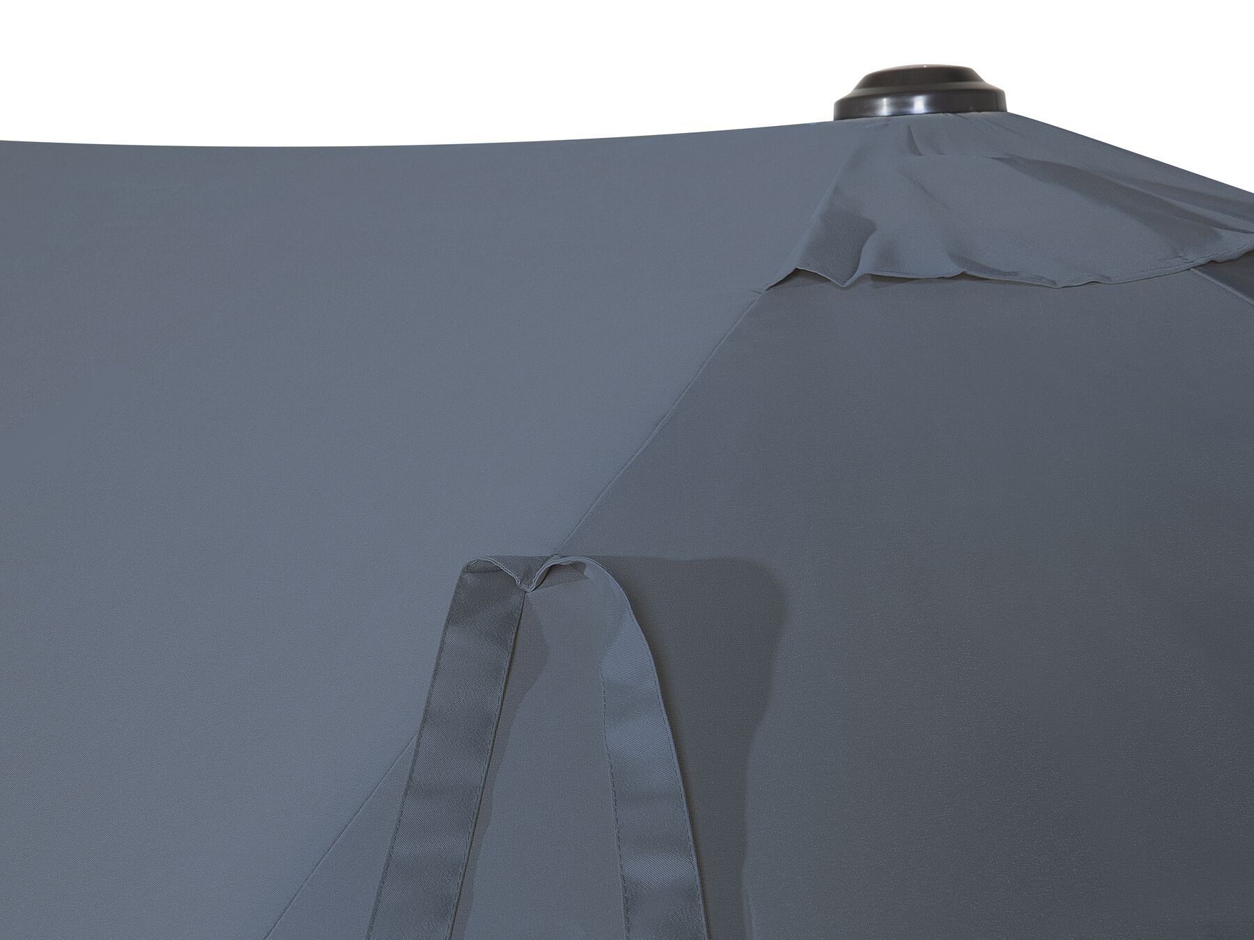 Ombrellone doppio da giardino in alluminio 460x270xH240 cm Alu Twin Grigio