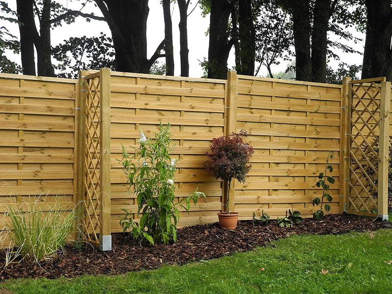 Pannello recinzione in legno impregnato barriera frangivento 120X180 F