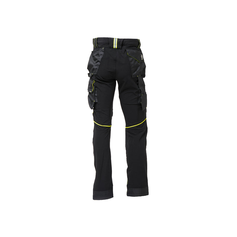 Pantalone da lavoro in tessuto U-4 con tasche black carbon ATOM U-Power