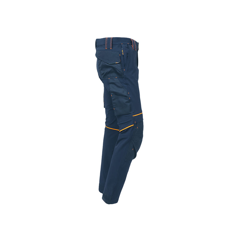 Pantalone da lavoro in tessuto U-4 con tasche Deep Blue ATOM U-Power