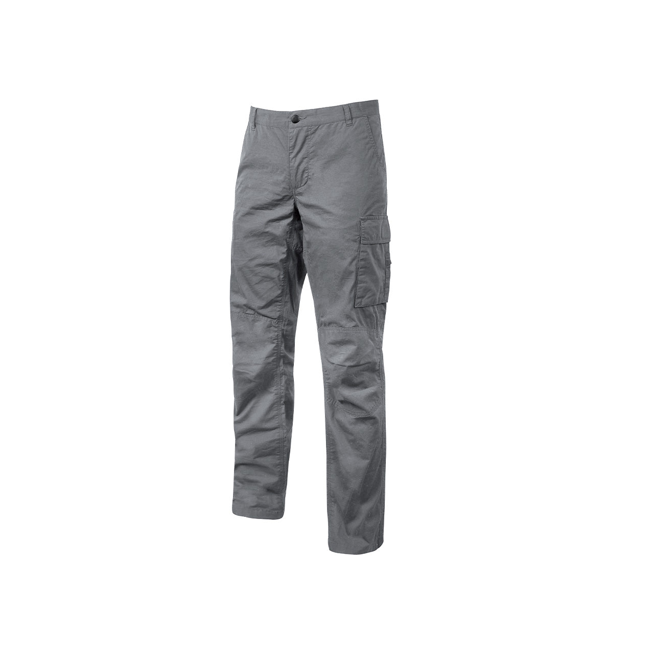 Pantalone da lavoro con tasche effetto consumato delavè grigio Baltic U-Power