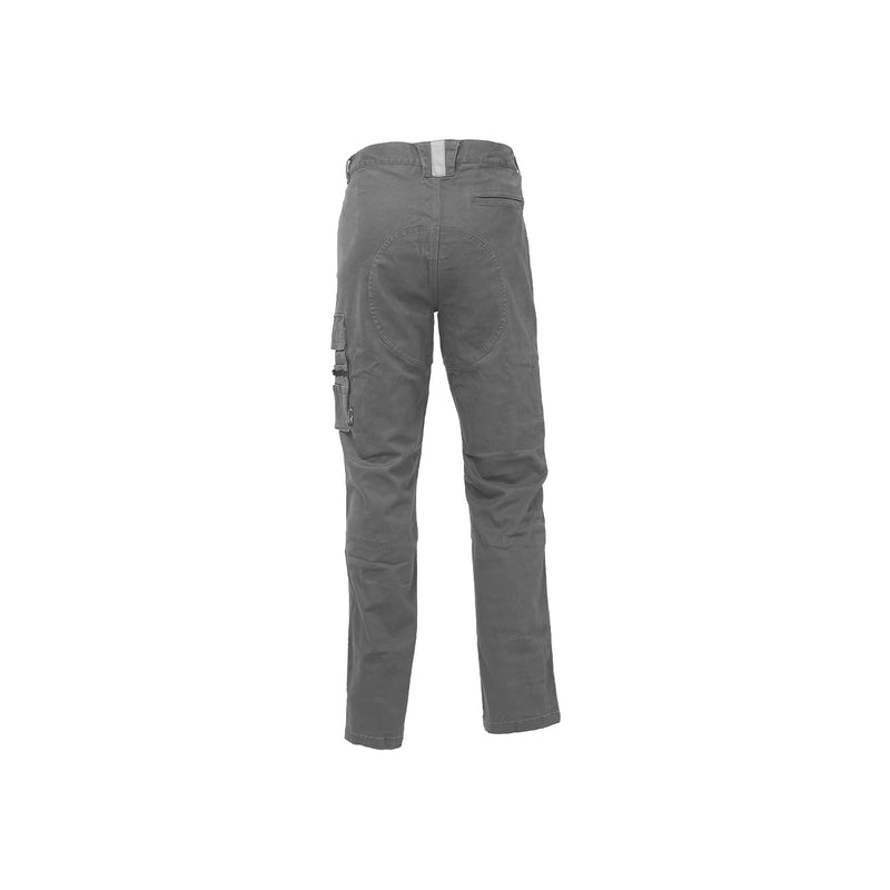 Pantalone da lavoro con tasche effetto consumato delavè grigio Baltic U-Power