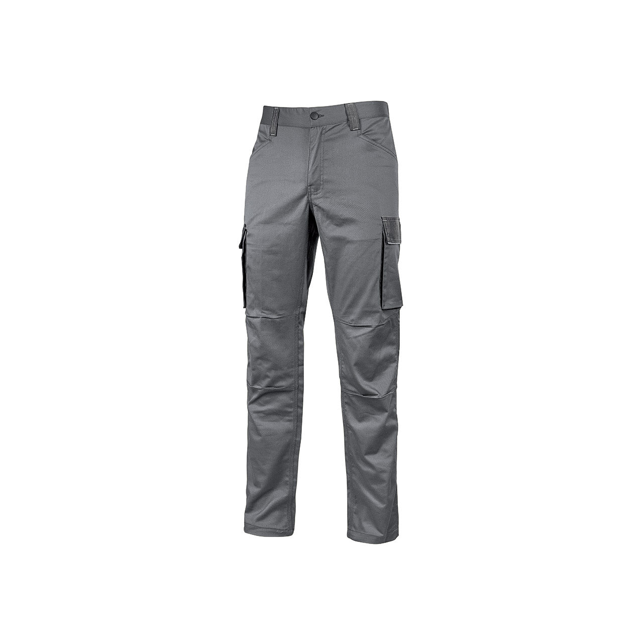 Pantalone da lavoro cargo stretch con tasche grigio Crazy U-Power