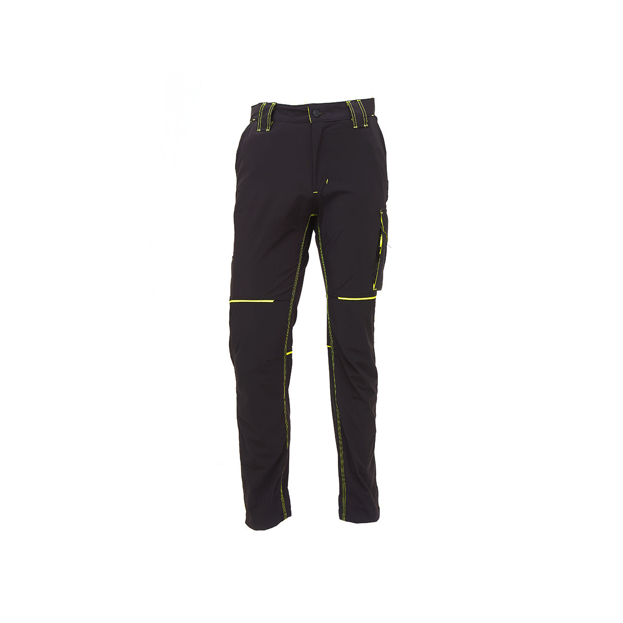 Pantalone da lavoro in tessuto U-4 con tasche Black Carbon WORLD U-Power