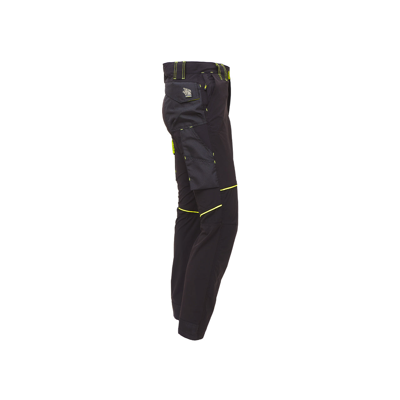 Pantalone da lavoro in tessuto U-4 con tasche Black Carbon WORLD U-Power