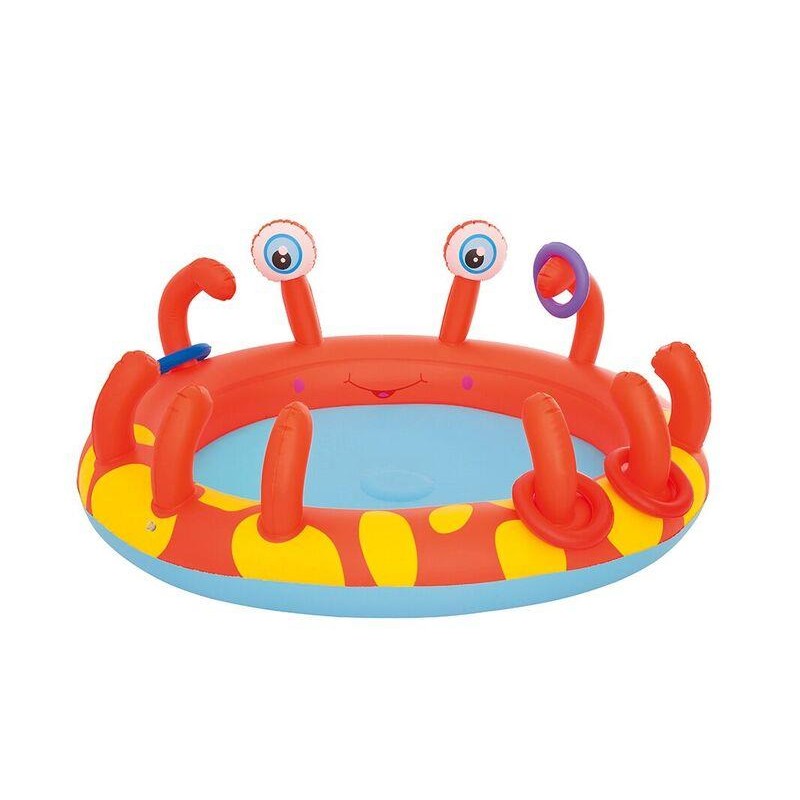 Piscina Baby Granchio con giochi d'acqua play center Bestway 53058