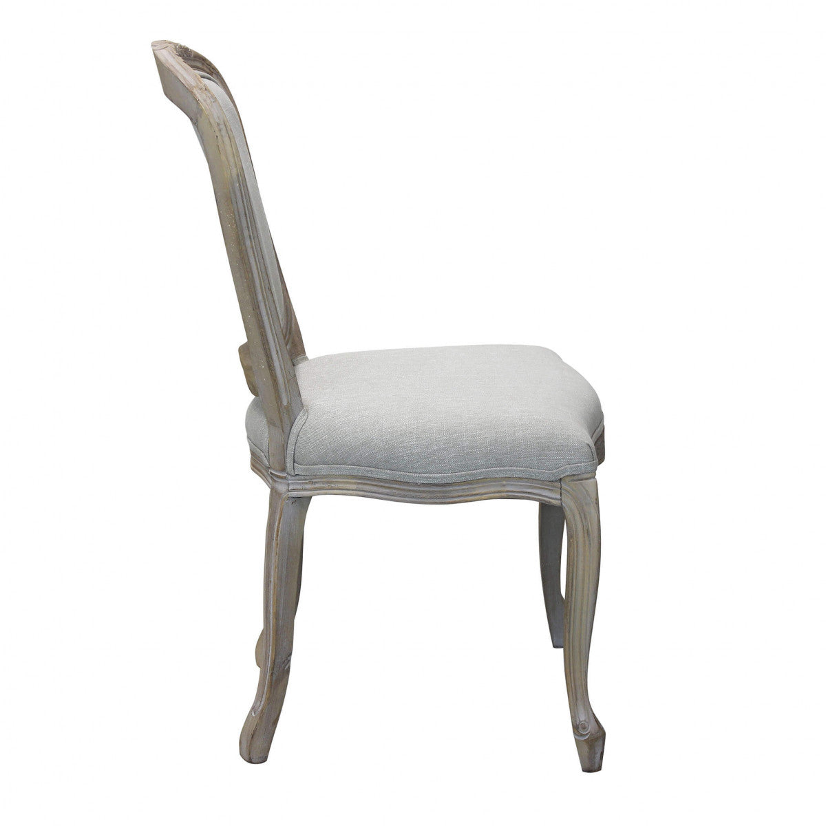 Sedia da interno in legno con seduta e schienale imbottiti French Revolution