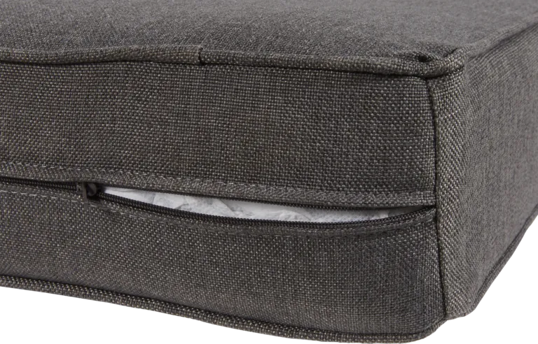 Salotto da giardino divano 5 posti e tavolino pouf con piano in vetro Lounge