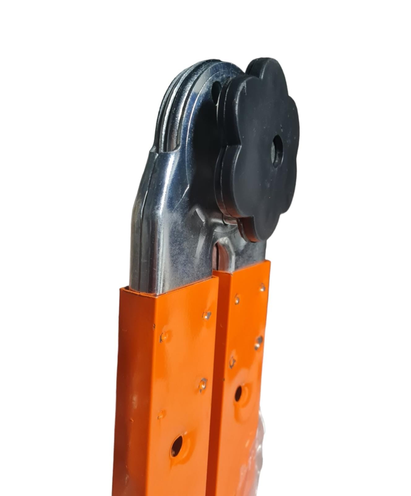 Scala telescopica a cavalletto in acciaio 4+5 gradini multifunzione cm Giraffa Brixo