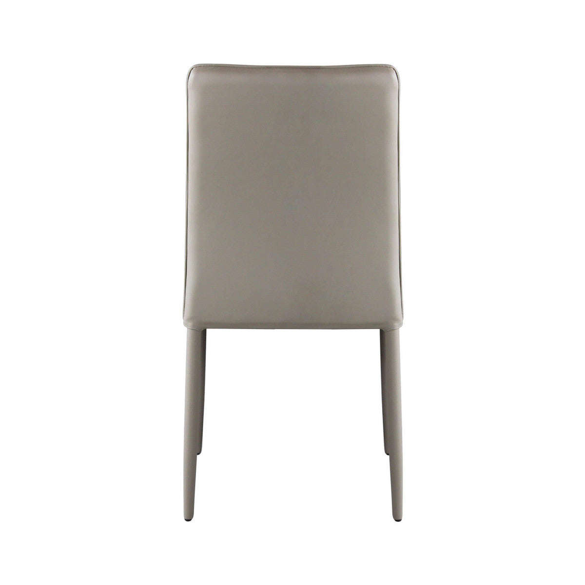 Sedia da pranzo per interni in acciaio ed ecopelle Skin