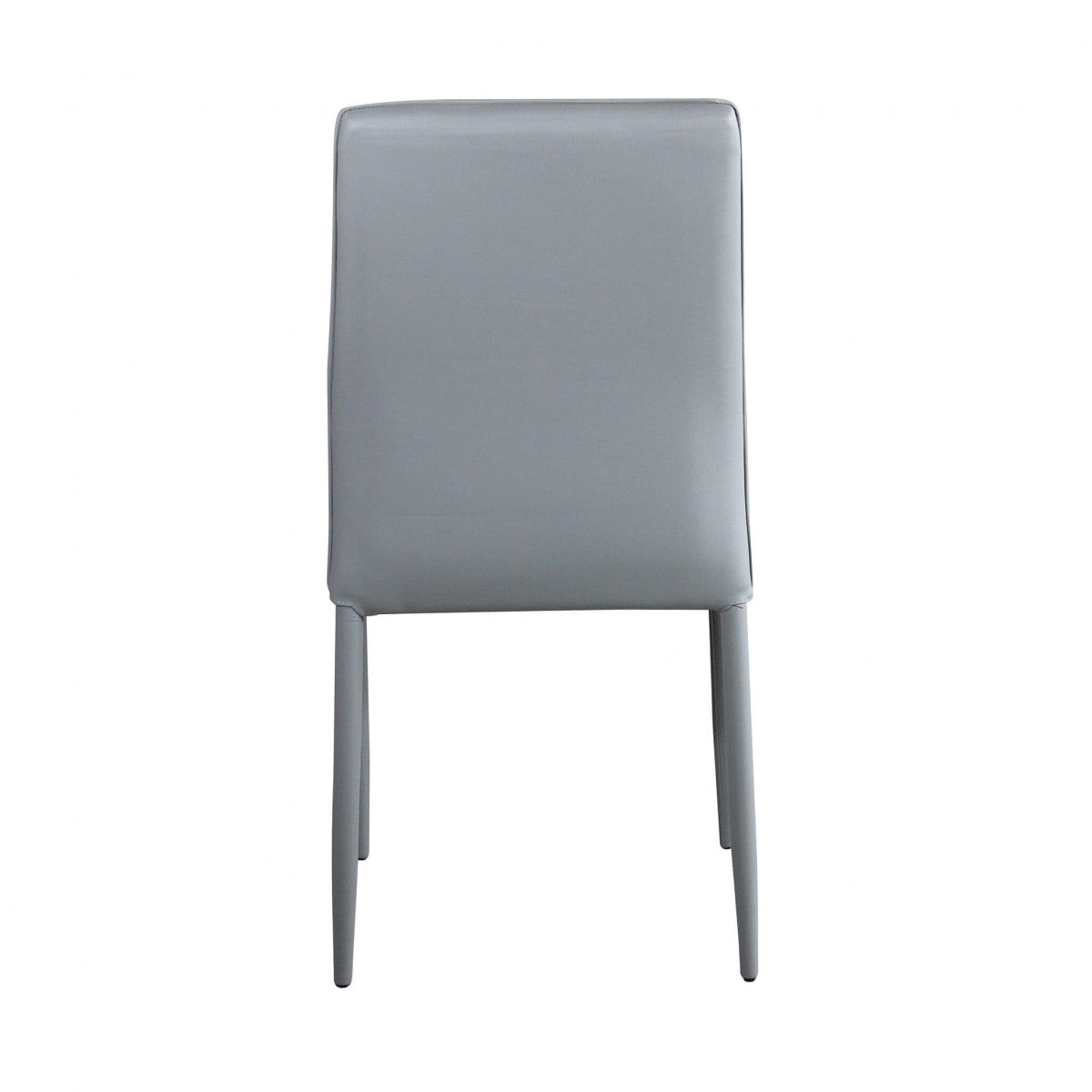 Sedia da pranzo per interni in acciaio ed ecopelle Skin