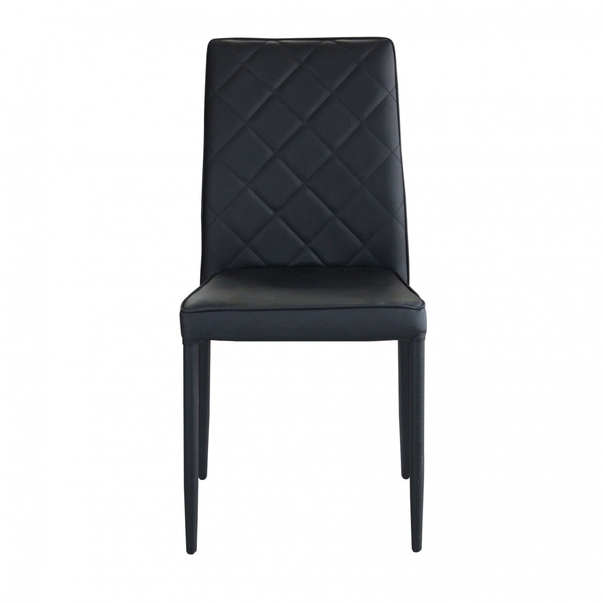 Sedia da pranzo per interni in acciaio ed ecopelle Skin