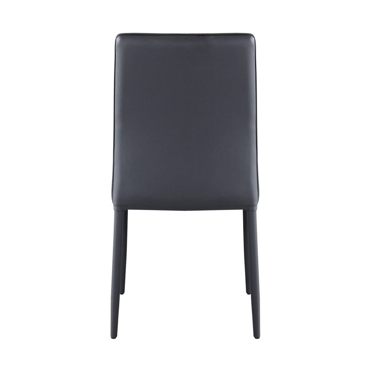 Sedia da pranzo per interni in acciaio ed ecopelle Skin