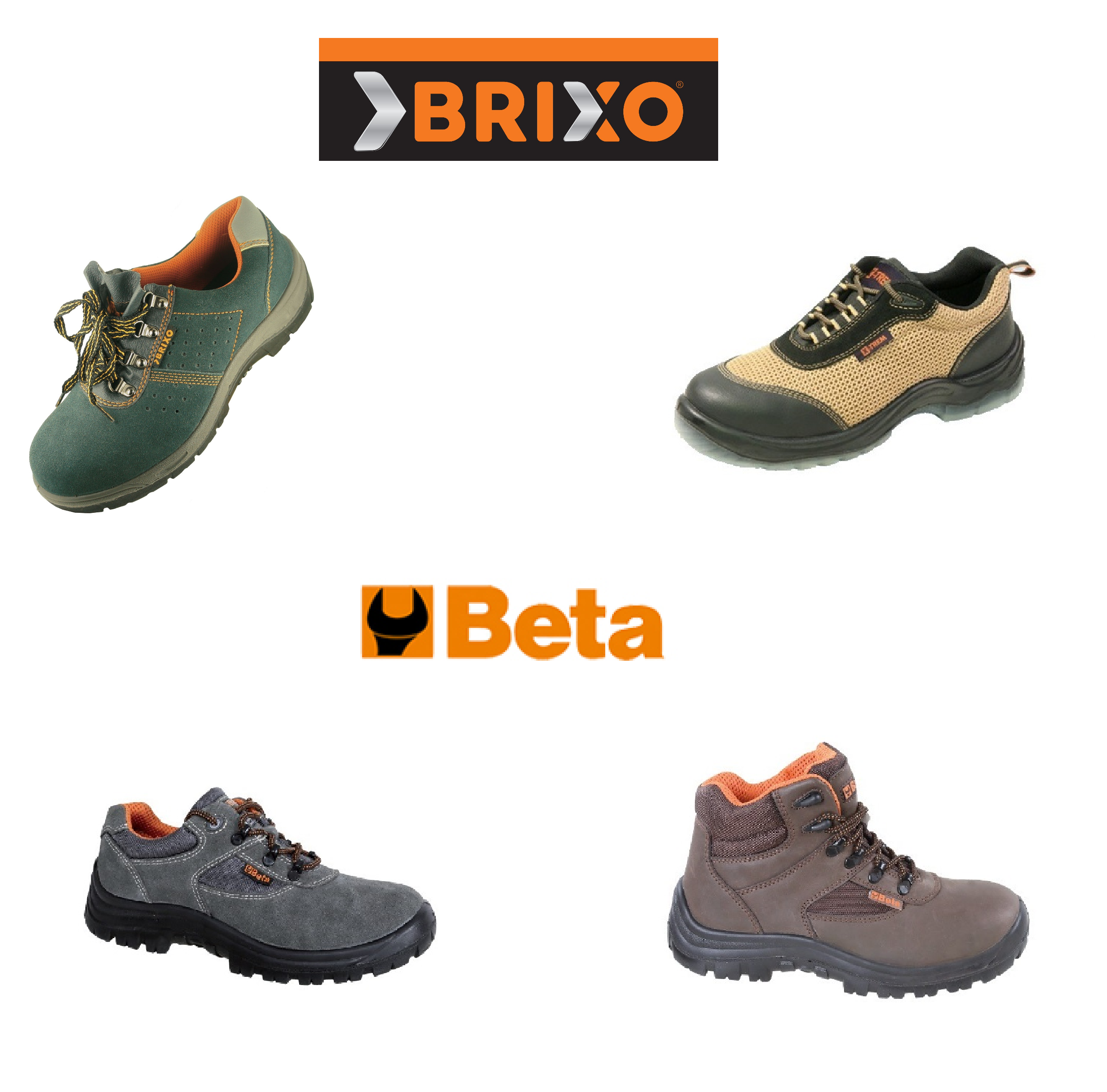 Ultimi Numeri Scarpe antinfortunistiche BRIXO e BETA