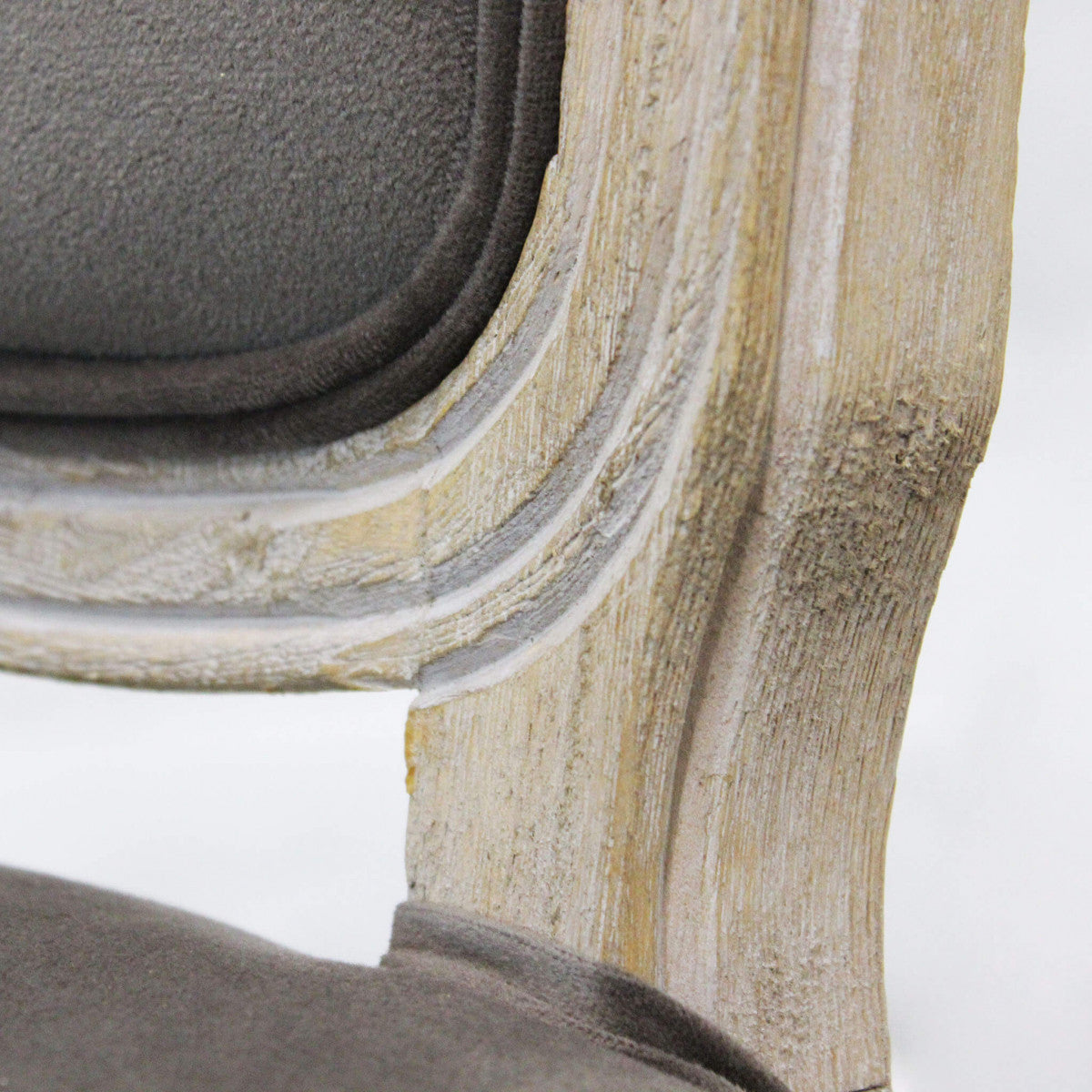 Sedia da interno in legno e tessuto senza braccioli Ancien Régime