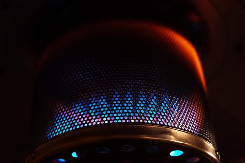 Stufa a gas termopatio da esterno modello a fungo grigio Niklas