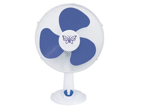 Ventilatore da tavolo a 3 velocità 45W Butterfly Blue